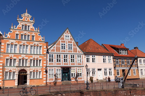 Bürgermeister-Hintze-Haus in der Altstadt von Stade, Niedersachsen