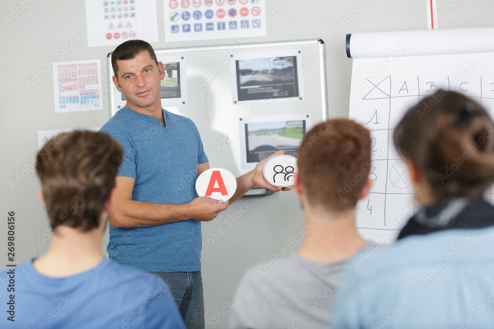 Obraz premium driving school