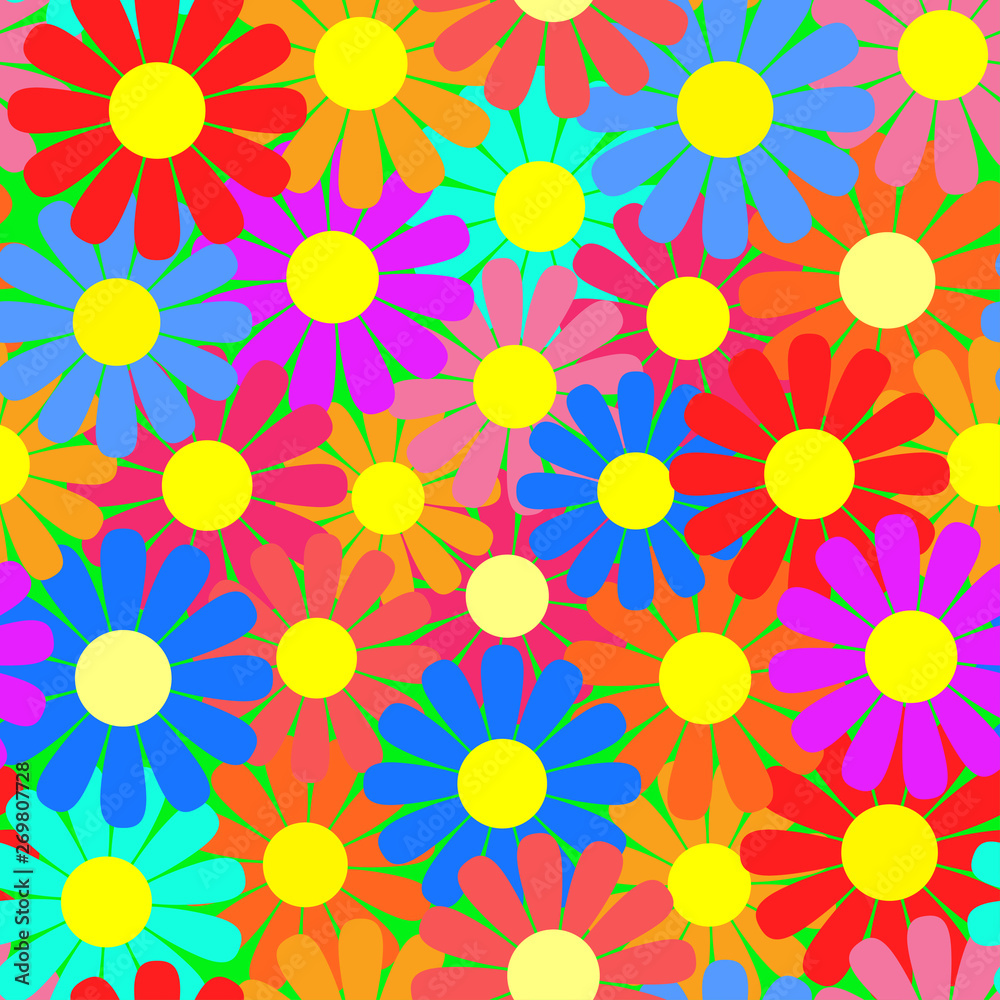 Seamless flower texture. Seamless flower texture.