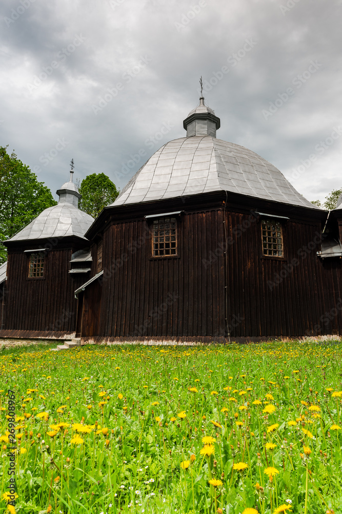 Eastern  Orthodox church in Michniowiec , Carpathian Mountains,Bieszczady,Poland.
