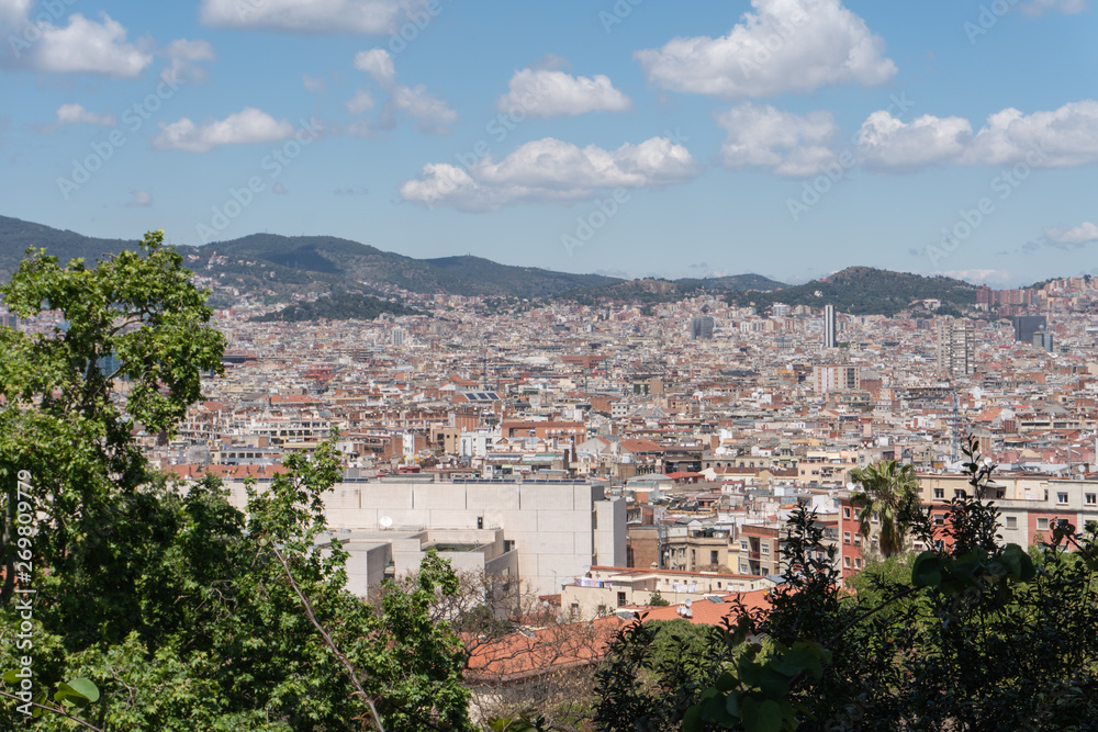 View of Barcelona from Montjuic
