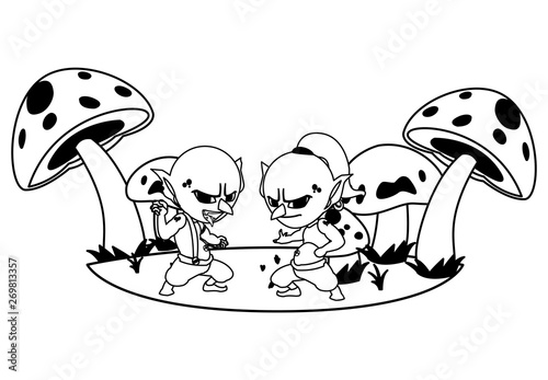 ugly trolls in the camp magic character