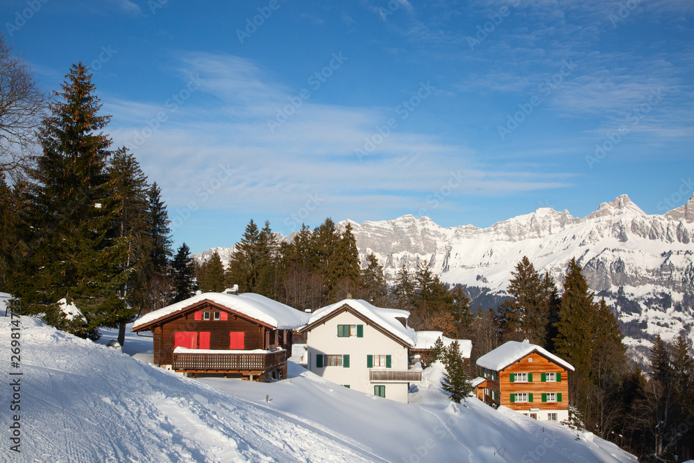 Winter in alps