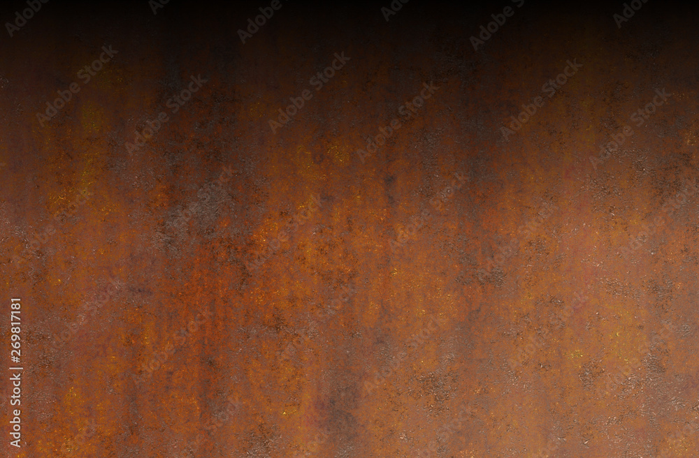 rust corroded wall