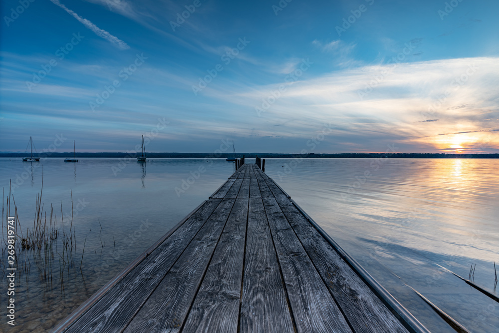 Sonnenuntergang am See