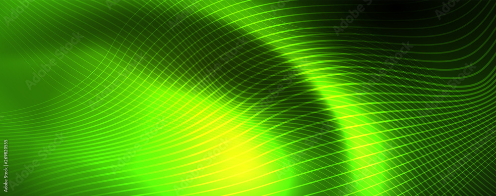 Shiny neon vector wave line abstract background, motion concept Shiny neon vector wave line abstract background, motion concept