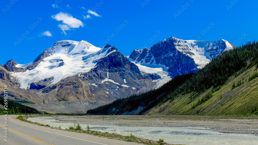 In den Gletschern der Route 93