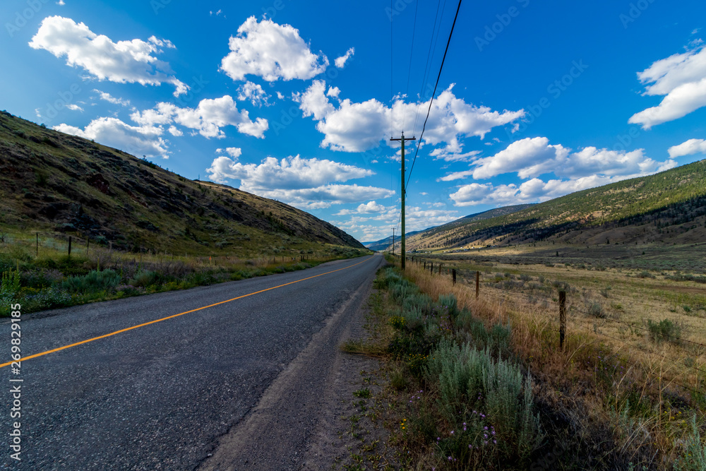 On the road through British Columbia