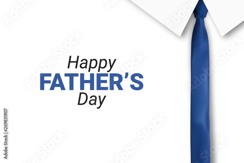 Happy Father s Day greeting card. Vector illustration. - Vector