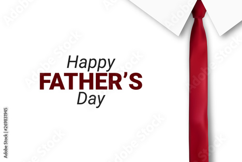 Happy Father s Day greeting card. Vector illustration. - Vector