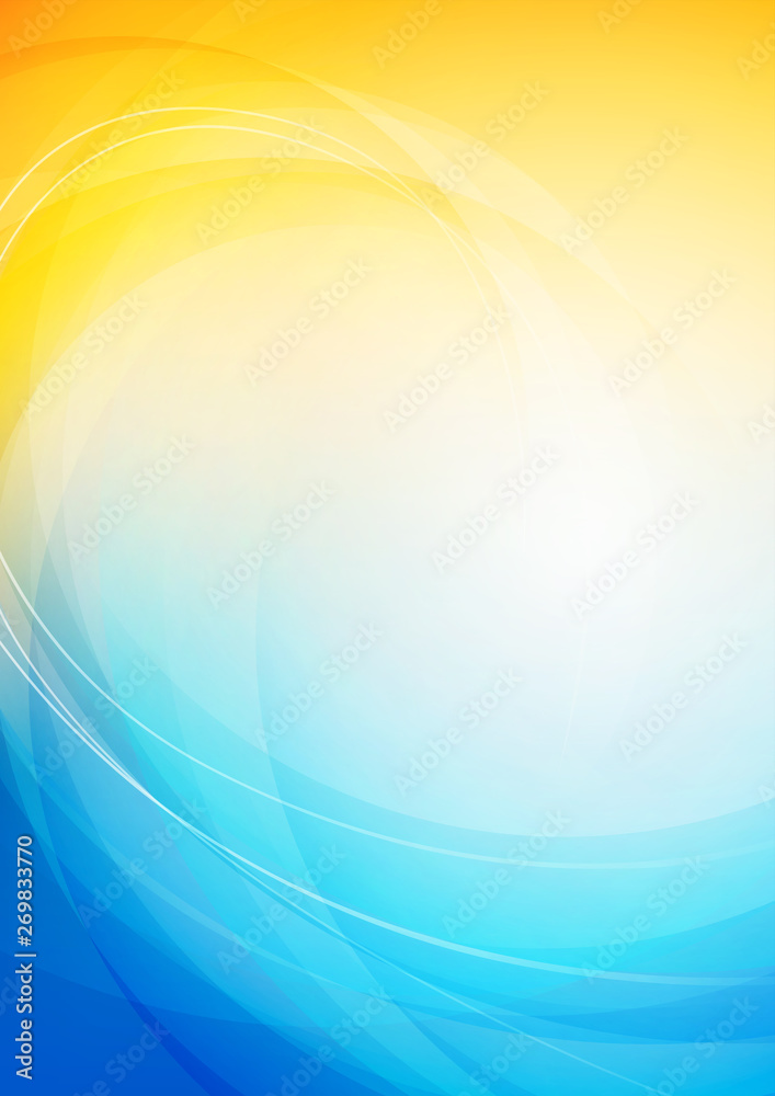 Abstract curved colors background Stock Vector | Adobe Stock