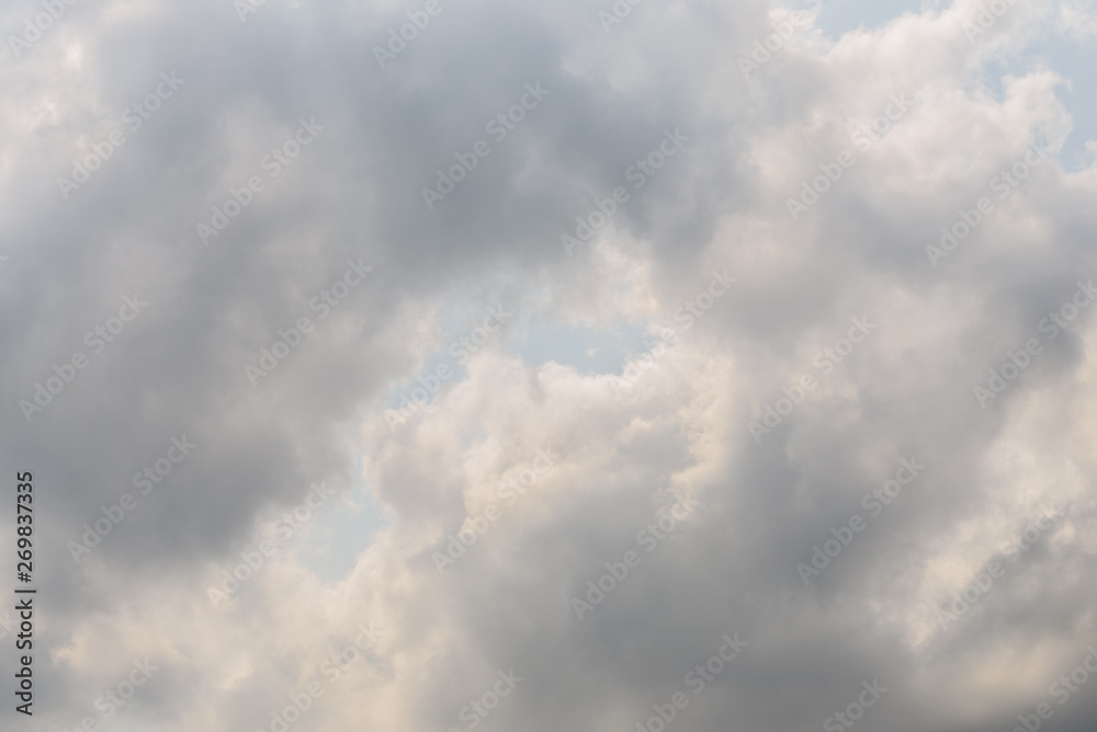 The nature of dark sky with cloudy in the morning.