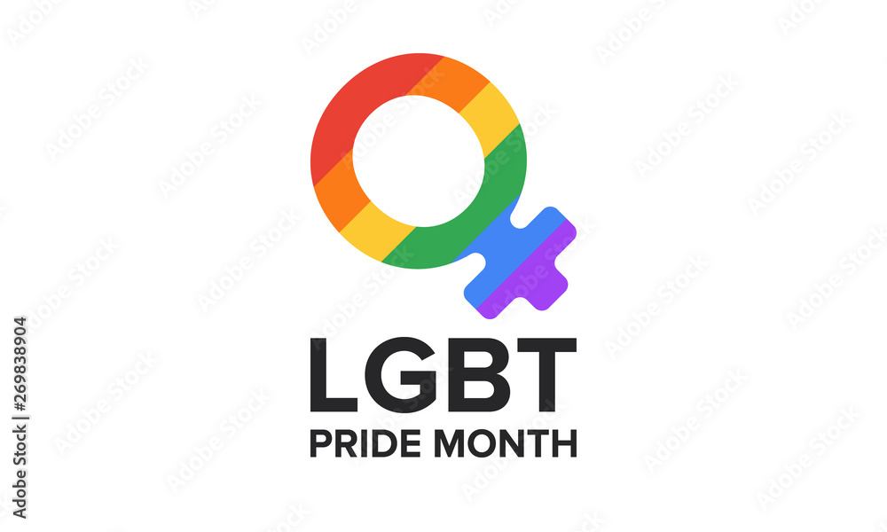 LGBT Pride Month in June. Lesbian Gay Bisexual Transgender. Celebrated annual. LGBT flag. Rainbow love concept. Human rights and tolerance. Poster, card, banner and background. Vector ilustration LGBT Pride Month in June. Lesbian Gay Bisexual Transgender. Celebrated annual. LGBT flag. Rainbow love concept. Human rights and tolerance. Poster, card, banner and background. Vector ilustration