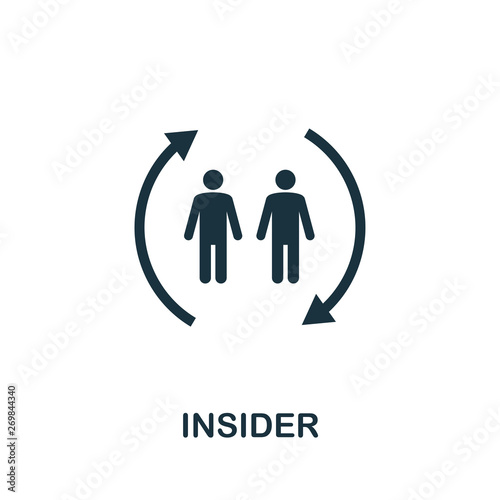 Insider icon. Creative element design from stock market icons collection. Pixel perfect Insider icon for web design, apps, software, print usage