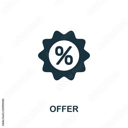 Offer icon. Creative element design from stock market icons collection. Pixel perfect Offer icon for web design, apps, software, print usage