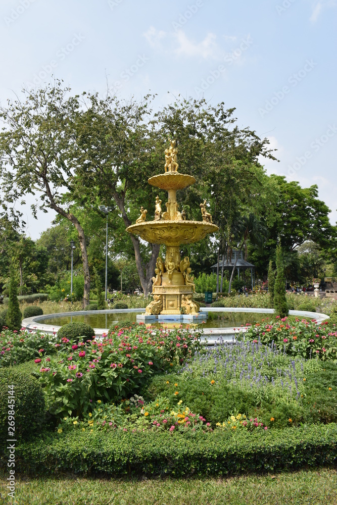 Fontanna, Bangkok, Tajlandia Fontanna, Bangkok, Tajlandia