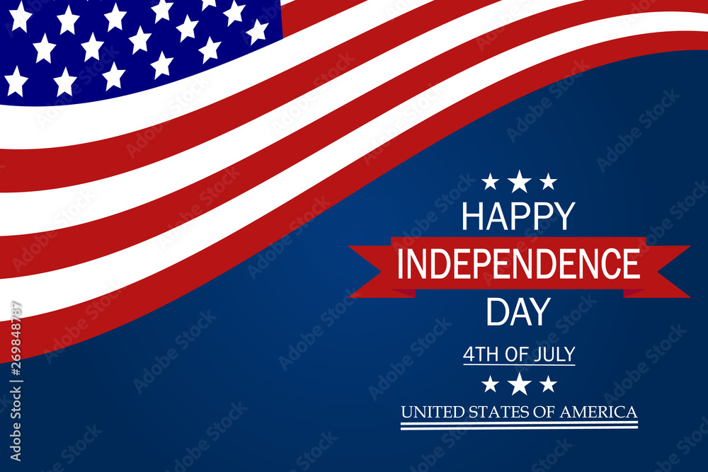 Independence day. 4 th July. Happy independence day background.