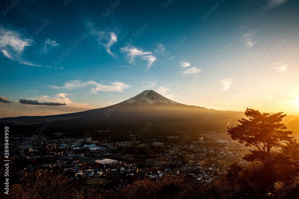 landscape mountain Fuji 