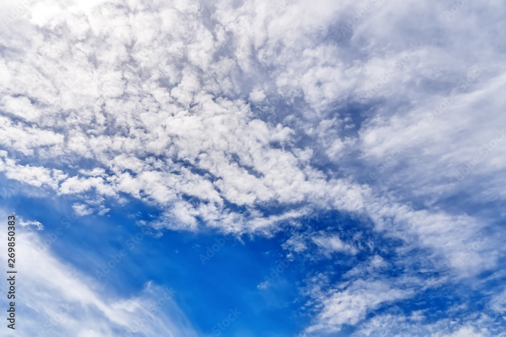 Beautiful clouds in the blue sky Beautiful clouds in the blue sky