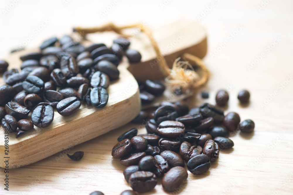 Heap of coffee beans Heap of coffee beans