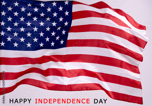 American flag background for Memorial Day or 4th of July with copy space. Or Independence Day background.