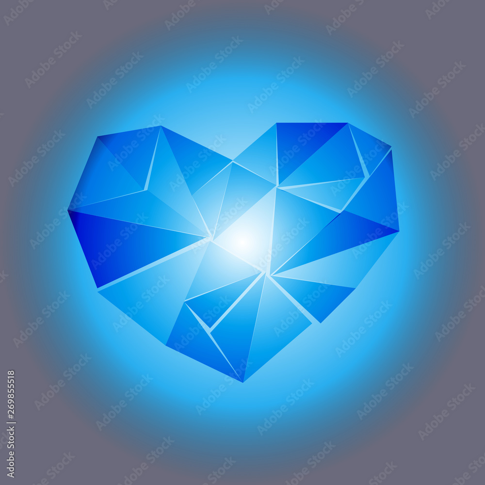 abstract background beautiful polygon of heart,illustrations abstract background beautiful polygon of heart,illustrations