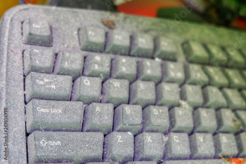 Dusty keyboard