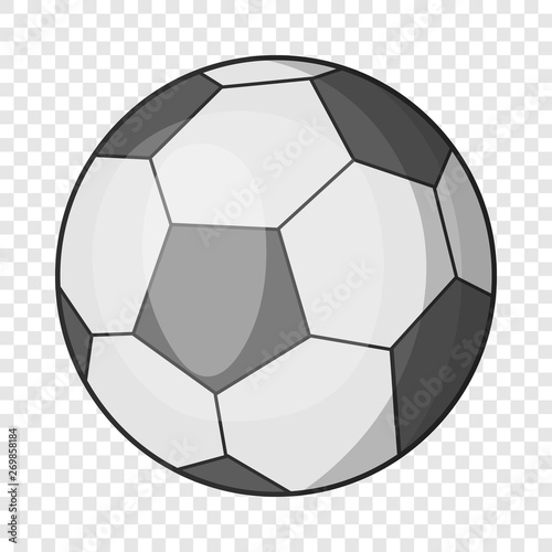 Soccer ball icon. Cartoon illustration of soccer ball vector icon for web