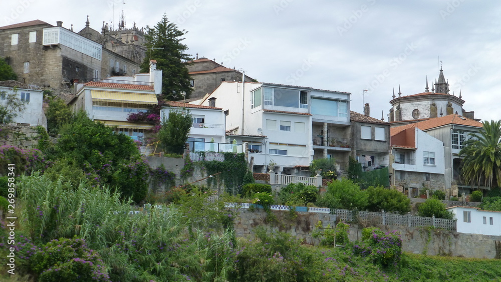 Tui,historical village of Pontevedra. Galicia,Spain