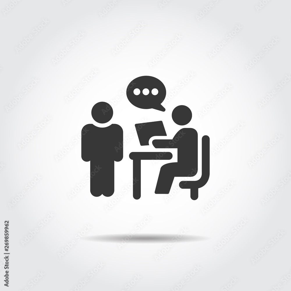 People Talking Icon Vector Illustration People Talking Icon Vector Illustration