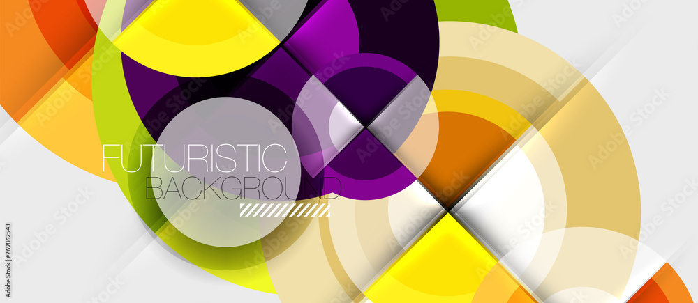 Circular geometrical design template Circular geometrical design template