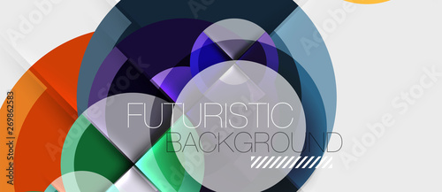 Circular geometrical design template