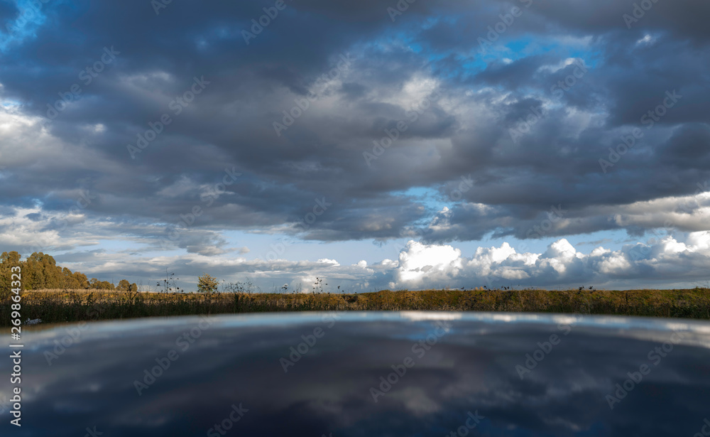 sky blue and cloud morning 