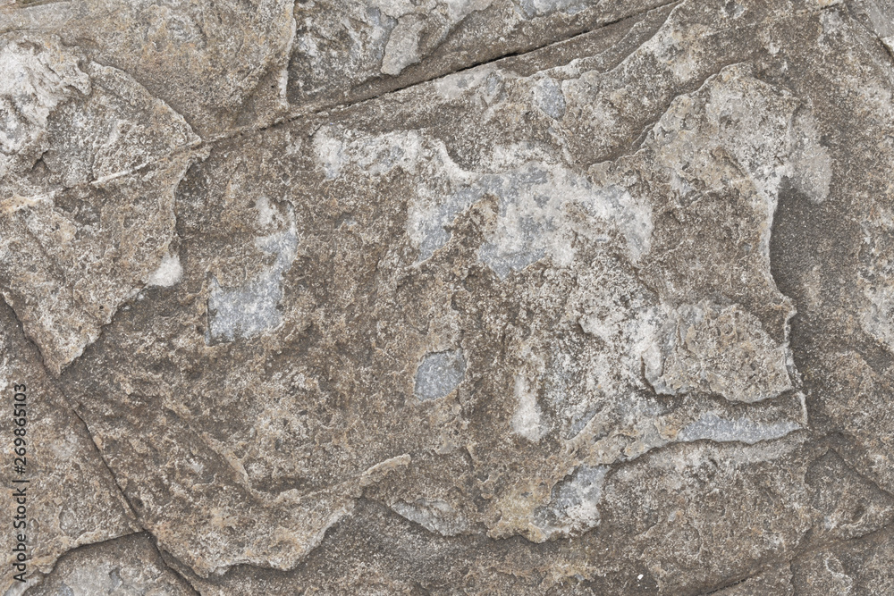 Fototapeta premium Stoney rock surface on beach