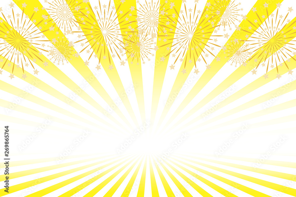 Background Wallpaper Vector Illustration Design Art Free Freesize Charge Free Effect Line Concentration Line Manga Comic Speed Line 無料イラスト背景 花火イメージ 打上花火 夏祭り イベントポスター フリー素材 夜景 キラキラ 光線 Stock Vector