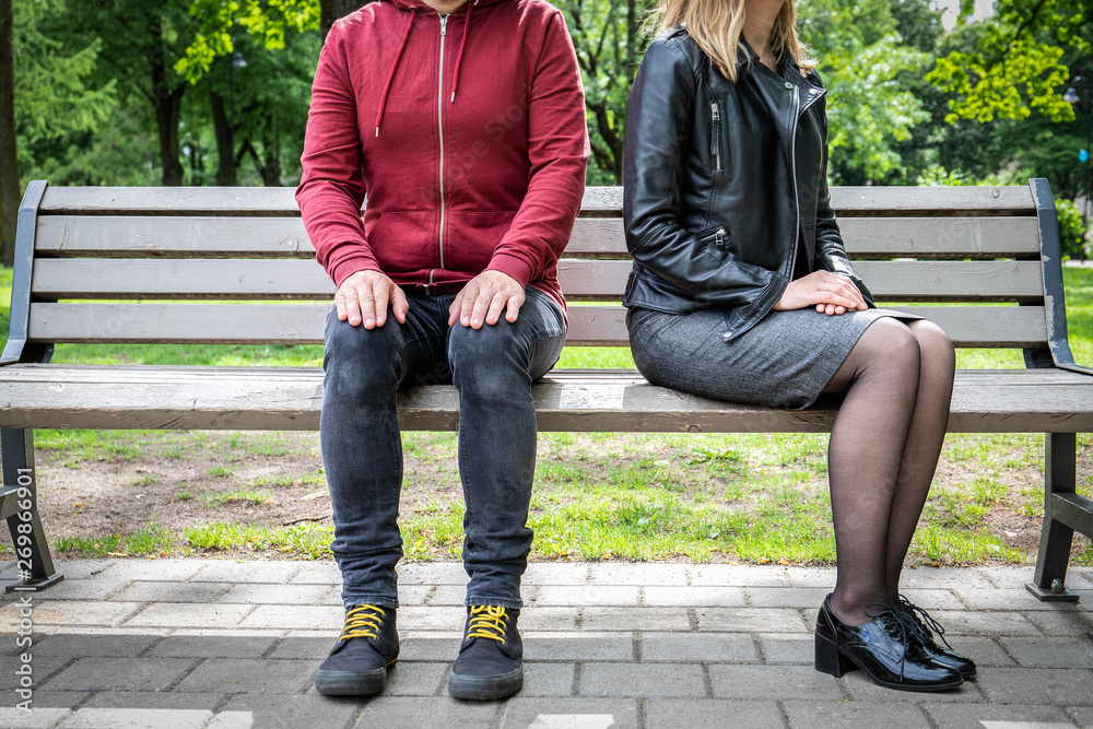 Obraz na plátně Relationship and body language concept