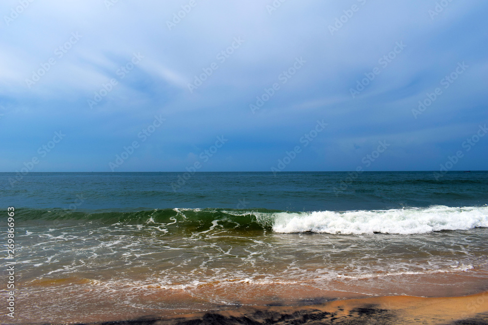 South China sea Coast. Soothing meditative view of the sea.