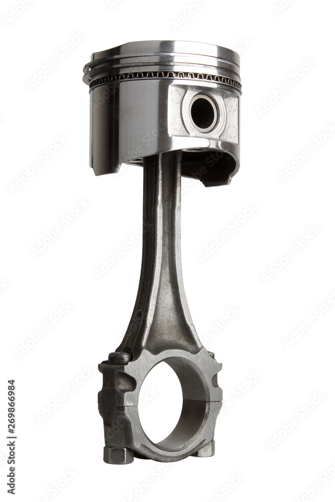 Foto piston on white