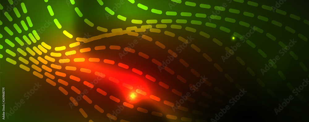 Shiny neon vector wave line abstract background, motion concept Shiny neon vector wave line abstract background, motion concept
