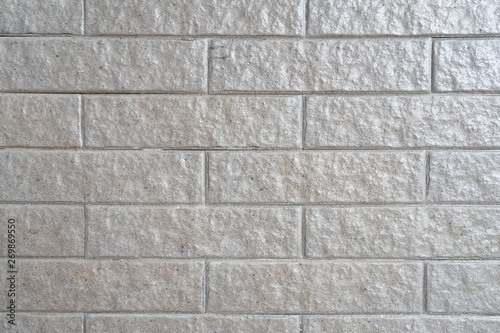 Old gray brick wall texture
