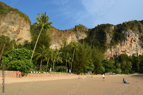 Krabi, rajska plaża, Tajlandia, Azja