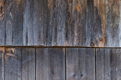 Old grey wood texture close-up