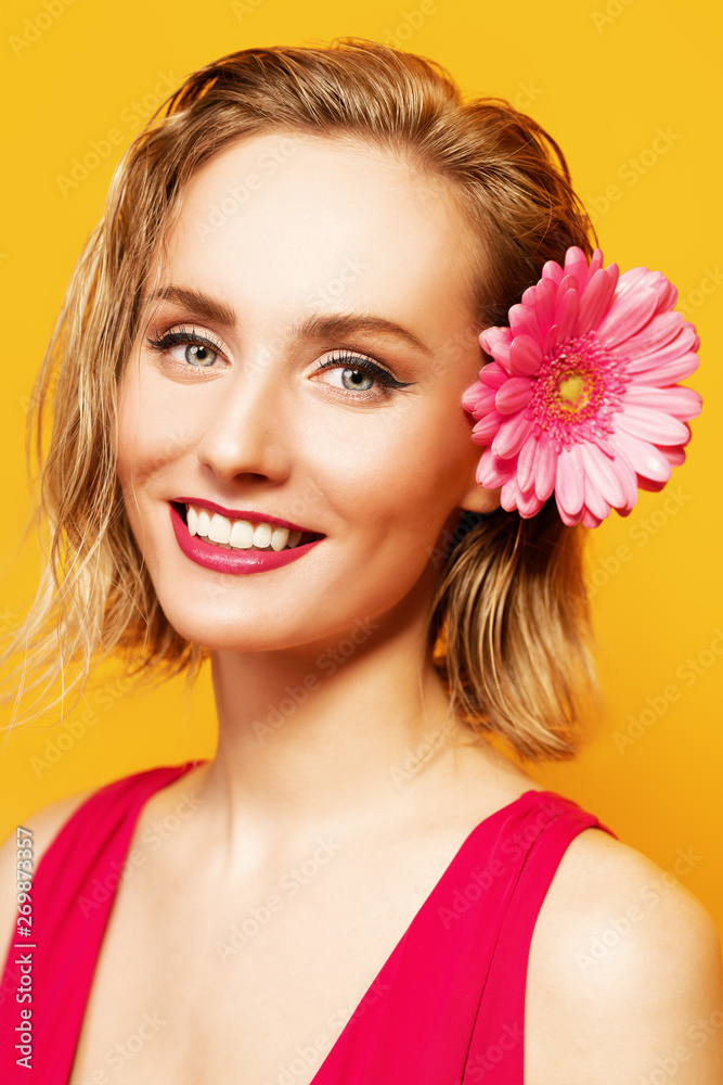 smiling beautiful girl