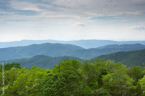 Beautiful mountain range in a US national park © lindahughes