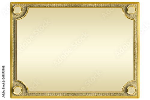 vintage gold frame