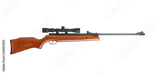 Air rifle isolated