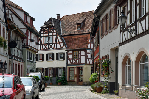 ladenburg. ecke heidelberger-/ kirchenstrasse photo