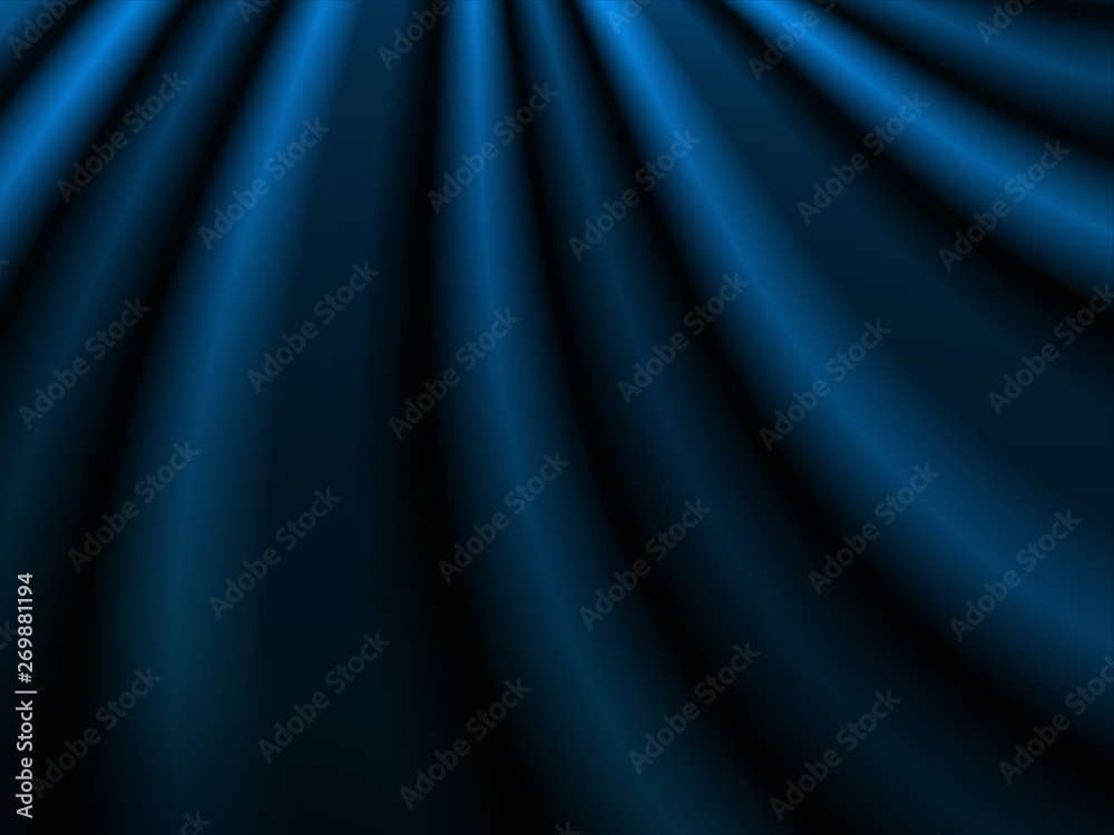 Fototapeta premium Abstract Soft Blue Wave Line Background