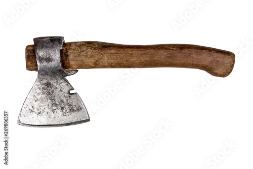 Axe isolated on white