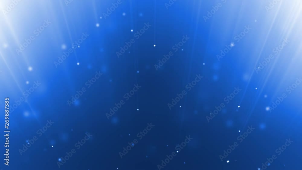 Particles plus with Rays Light background loop Particles plus with Rays Light background loop